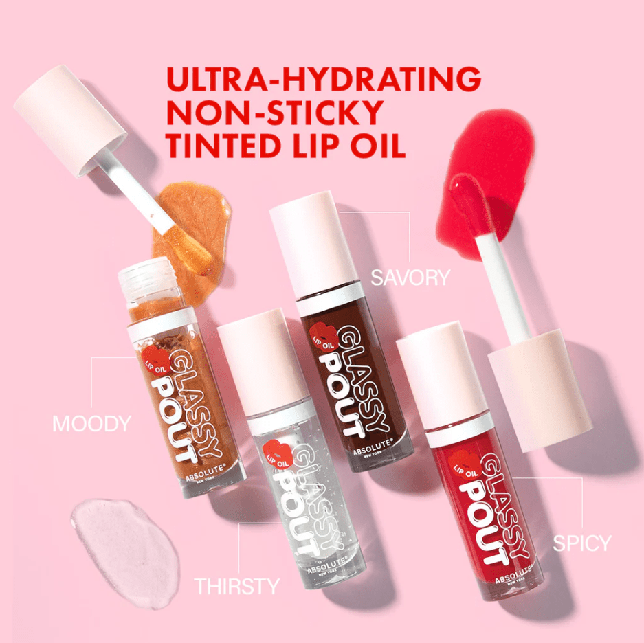 Glamour Us_Absolute New York_Makeup_Glassy Pout Lip Oil_Thristy_MLGL01 The best affordable Latina and Mexican makeup, beauty and cosmetics supply store in Chula Vista, San Diego
