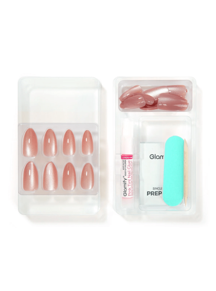 Glamour Us_Absolute New York_Nails_Naked Press On Nails - Almond Medium__NTNK05 The best affordable Latina and Mexican makeup, beauty and cosmetics supply store in Chula Vista, San Diego