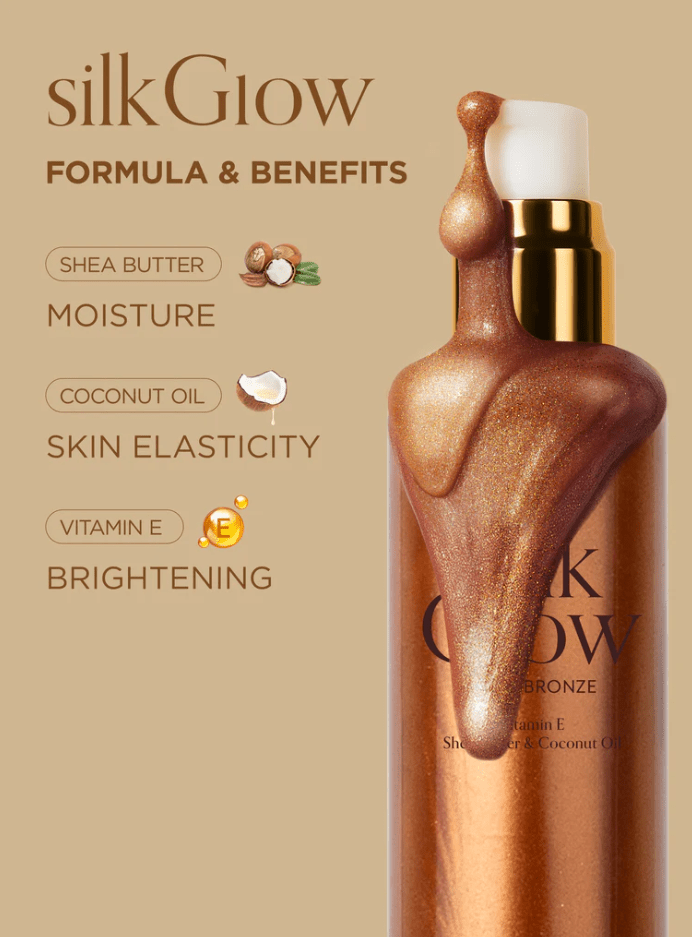 Glamour Us_Absolute New York_Makeup_Silk Glow Body Gel_Rose Gold Oil Gel_SBGS04 The best affordable Latina and Mexican makeup, beauty and cosmetics supply store in Chula Vista, San Diego