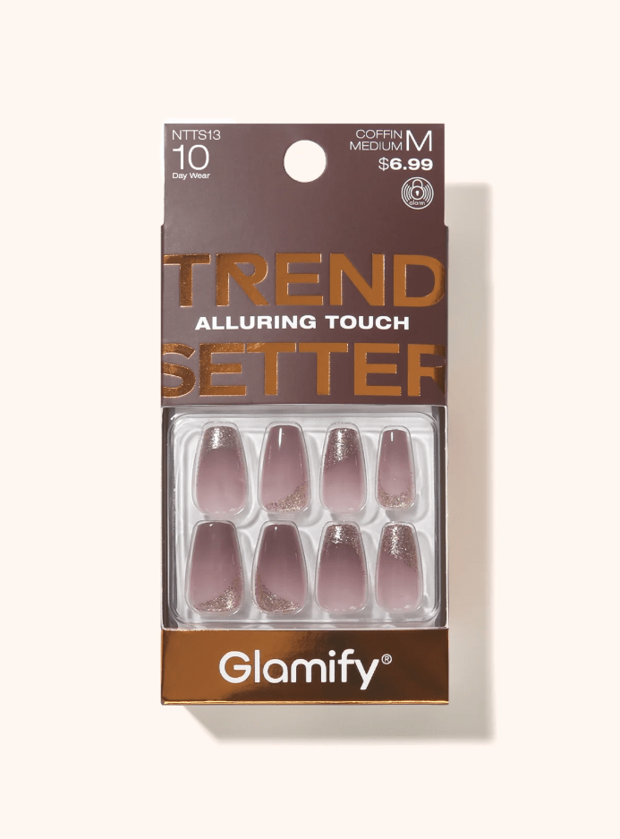Glamour Us_Absolute New York_Nails_Trendsetter Press On Nails - Coffin Medium__NTTS13 The best affordable Latina and Mexican makeup, beauty and cosmetics supply store in Chula Vista, San Diego