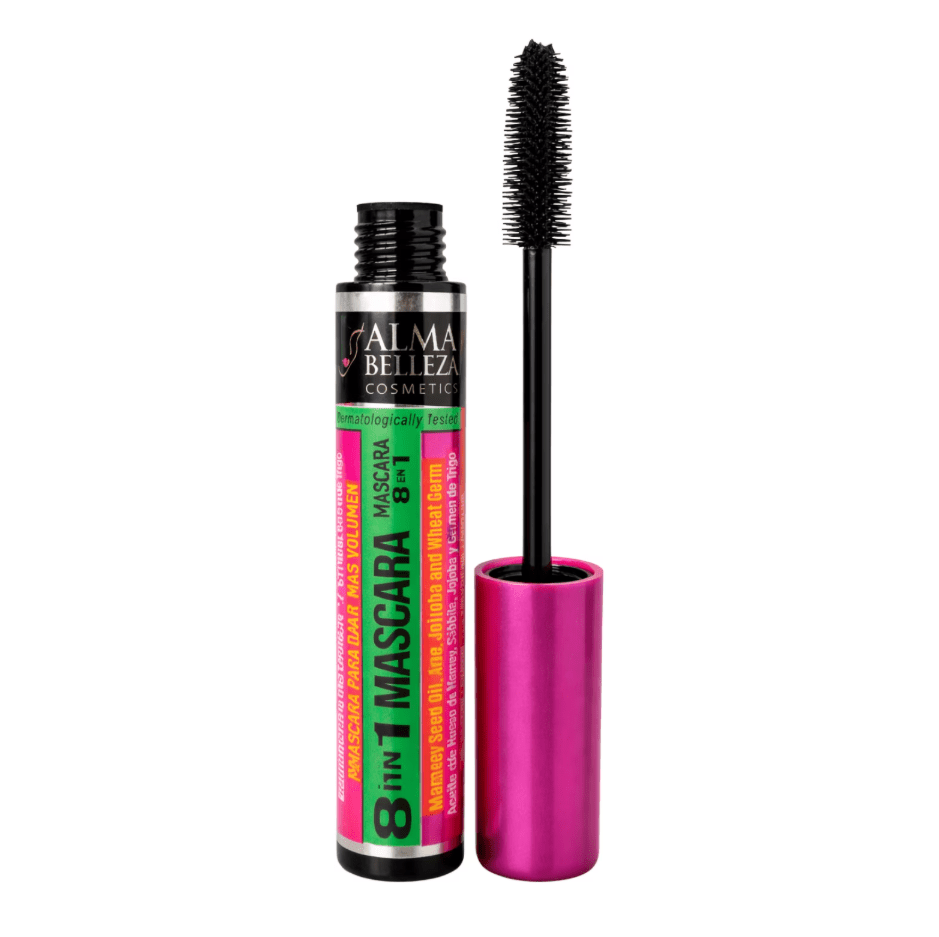 Glamour Us_Alma Belleza_Makeup_Intense Black - 8 en 1 Eyelash Mascara__AB106 The best affordable Latina and Mexican makeup, beauty and cosmetics supply store in Chula Vista, San Diego