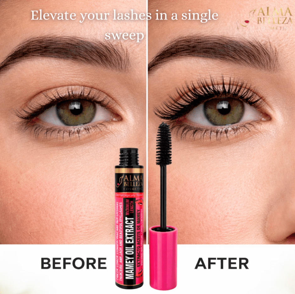 Glamour Us_Alma Belleza_Makeup_Mamey Oil Extract Mascara__AB109 The best affordable Latina and Mexican makeup, beauty and cosmetics supply store in Chula Vista, San Diego