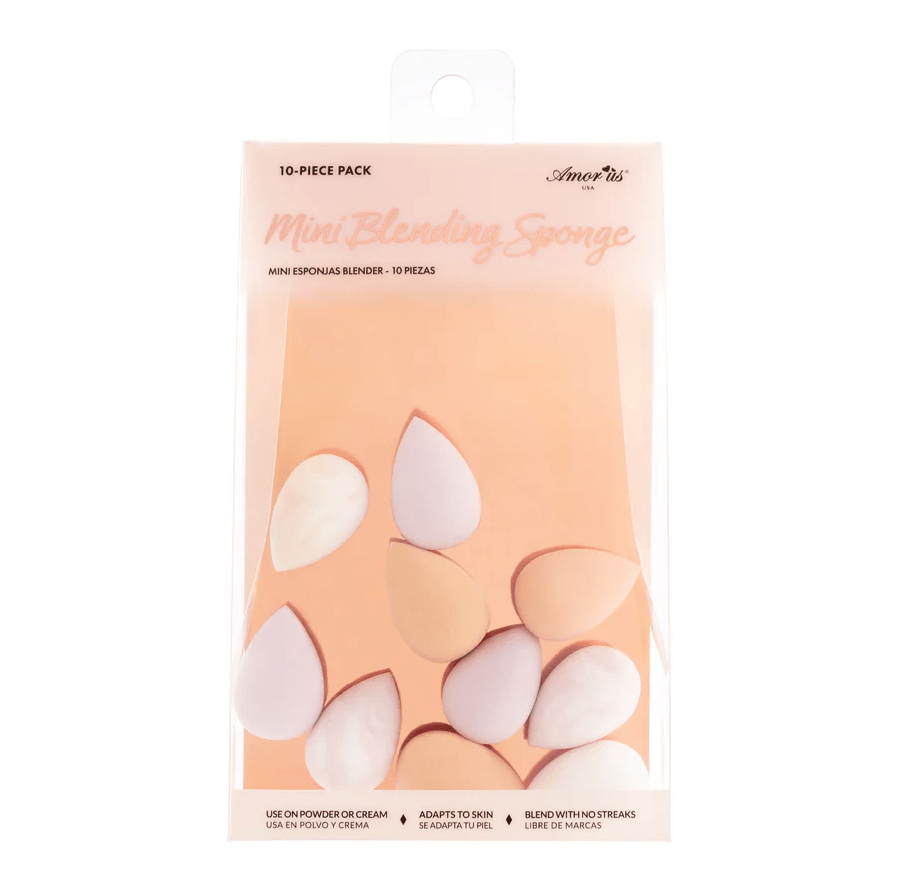 Glamour Us_Amorus_Tools & Brushes_10 Pc Mini Blending Sponge__MINI - BL The best affordable Latina and Mexican makeup, beauty and cosmetics supply store in Chula Vista, San Diego