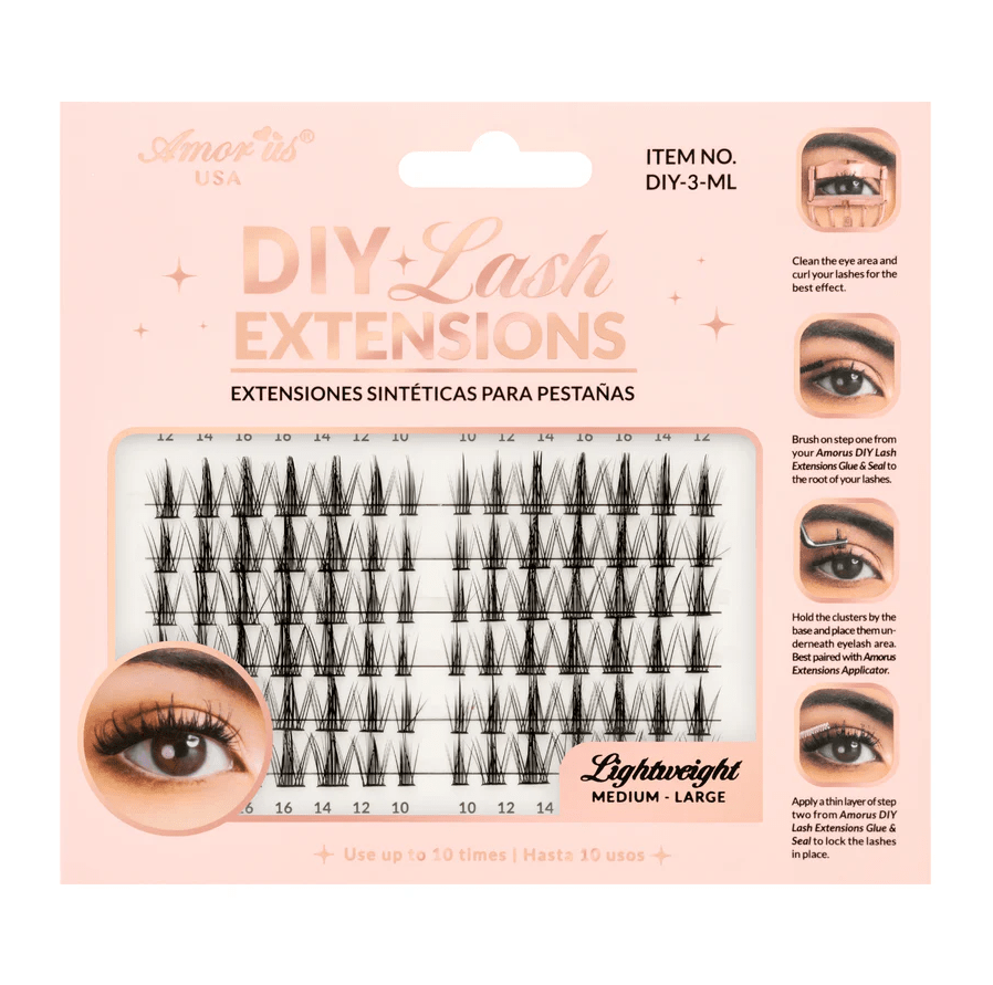 Glamour Us_Amorus_Lashes_3 - Diy Lash Extensions (Medium - Large)__DIY - 3 - ML The best affordable Latina and Mexican makeup, beauty and cosmetics supply store in Chula Vista, San Diego