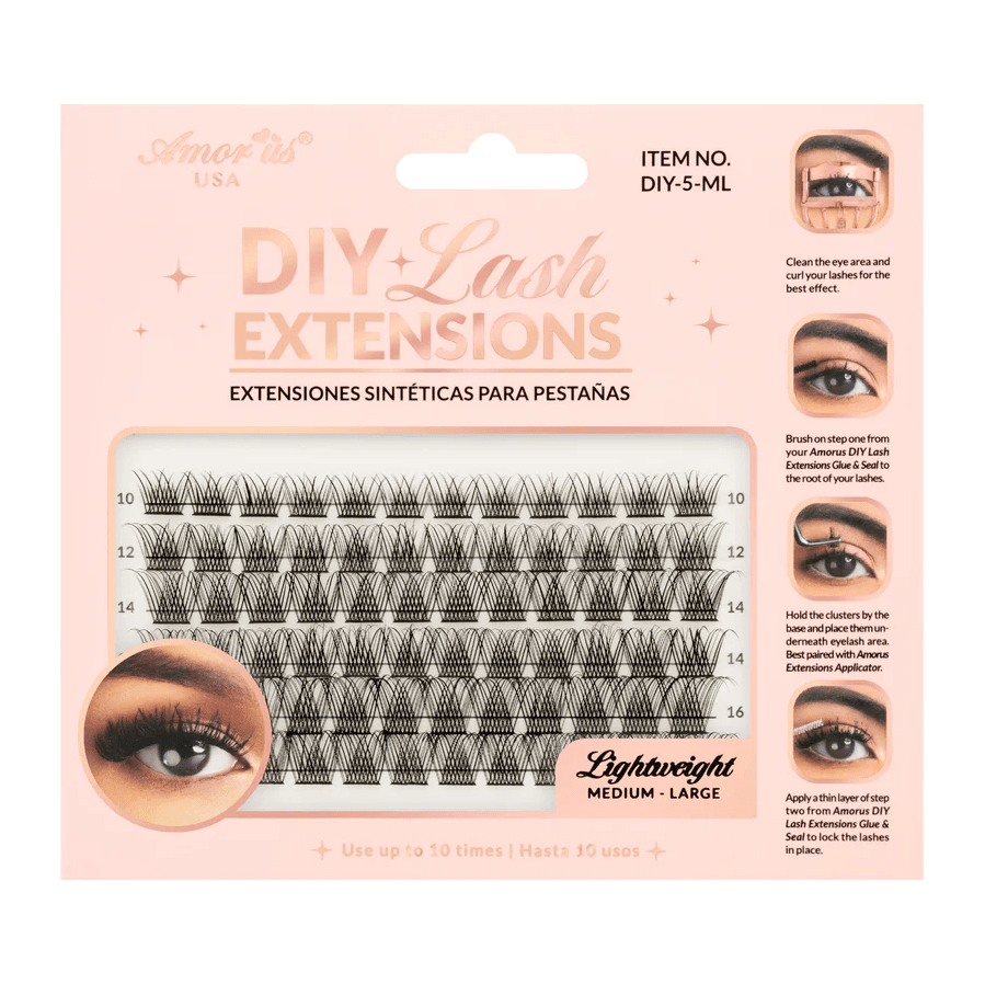 Glamour Us_Amorus_Lashes_5 - Diy Lash Extensions (Medium - Large)__DIY - 5 - ML The best affordable Latina and Mexican makeup, beauty and cosmetics supply store in Chula Vista, San Diego