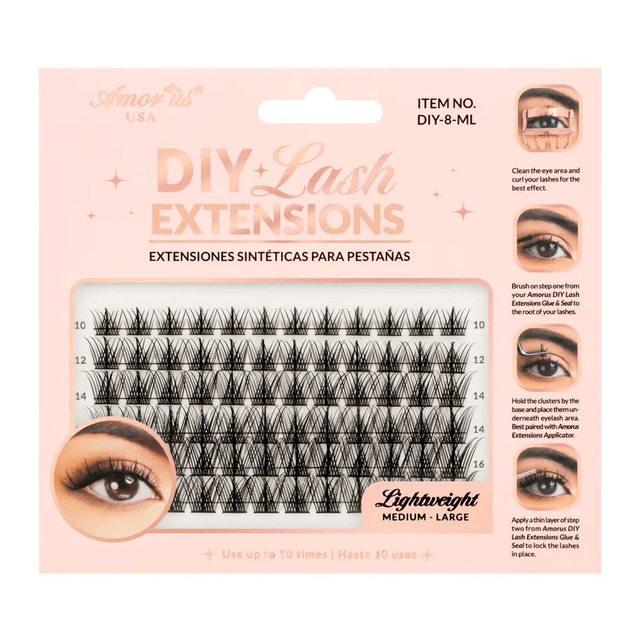 Glamour Us_Amorus_Lashes_8 - Diy Lash Extensions (Medium - Large)__DIY - 8 - ML The best affordable Latina and Mexican makeup, beauty and cosmetics supply store in Chula Vista, San Diego