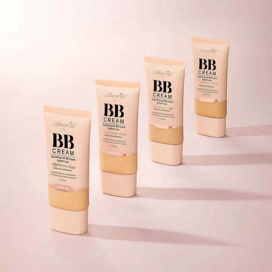 Glamour Us_Amorus_Makeup_BB Cream With Hyaluronic Acid_Porcelain_CO-BBFN-01 The best affordable Latina and Mexican makeup, beauty and cosmetics supply store in Chula Vista, San Diego