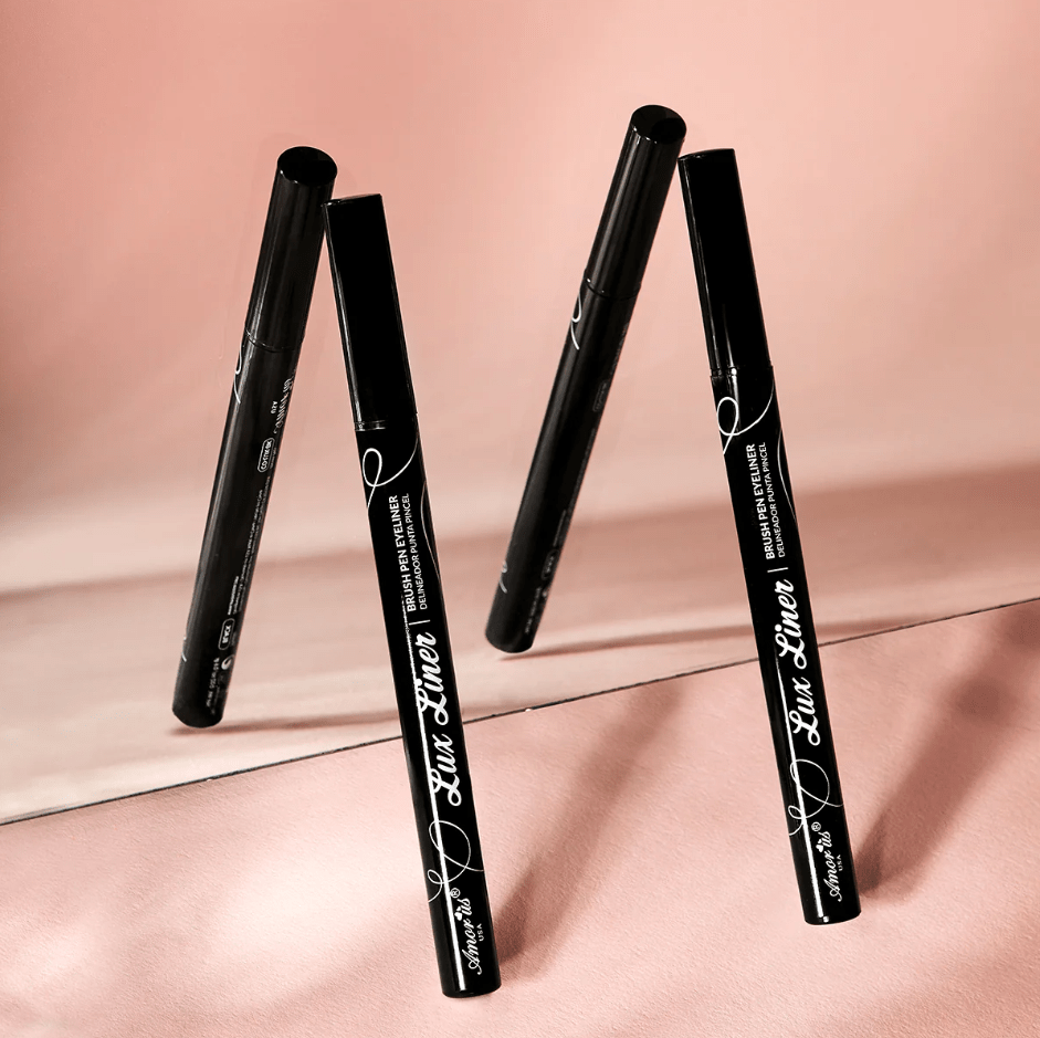 Glamour Us_Amorus_Makeup_Lux Brush Tip Waterproof Liquid Eyeliner__CO - NLUXD The best affordable Latina and Mexican makeup, beauty and cosmetics supply store in Chula Vista, San Diego