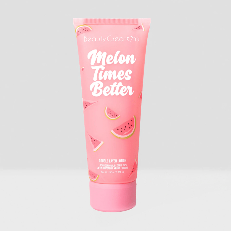 Glamour Us_Beauty Creations_Skincare_Double Layer Lotion_Melon Times Better_FC - DL1 The best affordable Latina and Mexican makeup, beauty and cosmetics supply store in Chula Vista, San Diego