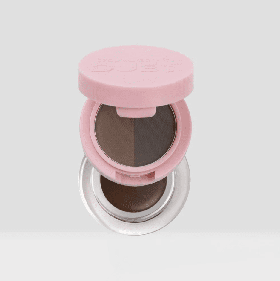 Glamour Us_Beauty Creations_Makeup_Duet Brow Powder + Pomade_Medium Brown_DUET-POD4 The best affordable Latina and Mexican makeup, beauty and cosmetics supply store in Chula Vista, San Diego