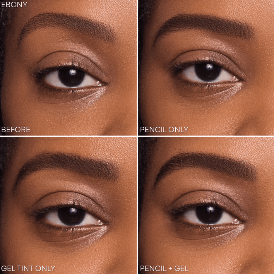 Glamour Us_Beauty Creations_Makeup_Duet Gel Tint + Brow Pencil_Ebony_DUET-BP6 The best affordable Latina and Mexican makeup, beauty and cosmetics supply store in Chula Vista, San Diego