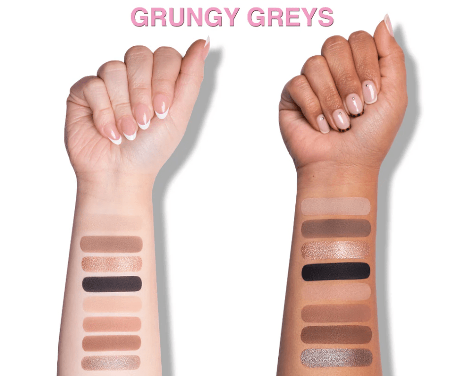 Glamour Us_Beauty Creations_Makeup_Duet Mini Snap Eyeshadow Palette - Grungy Greys__DUET - PAL6 The best affordable Latina and Mexican makeup, beauty and cosmetics supply store in Chula Vista, San Diego