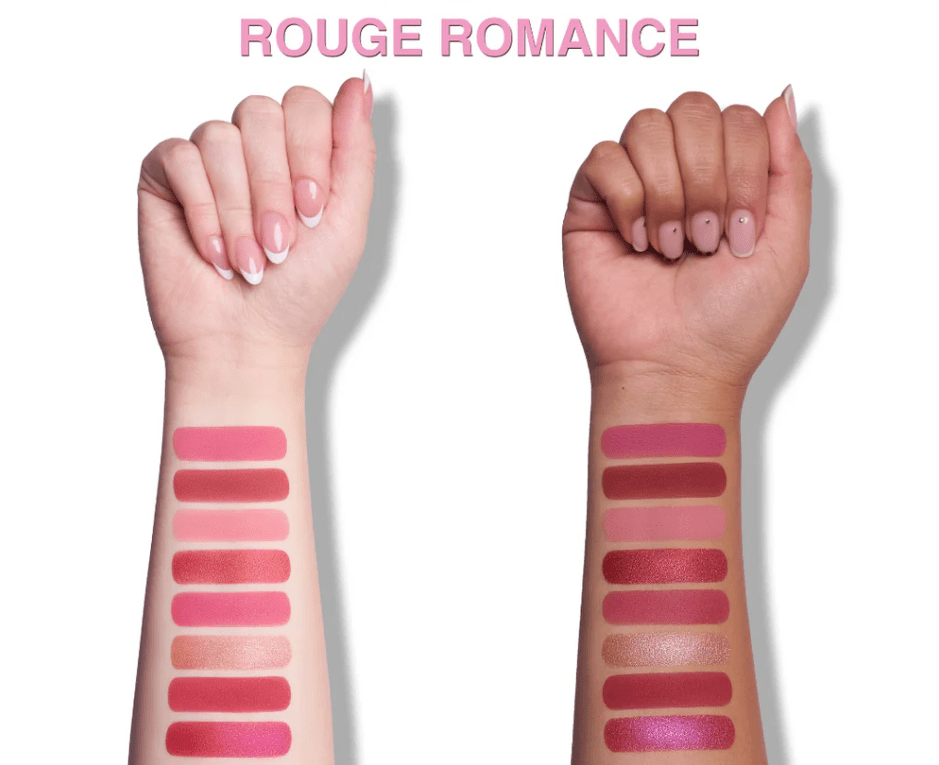 Glamour Us_Beauty Creations_Makeup_Duet Mini Snap Eyeshadow Palette - Rouge Romance__DUET - PAL5 The best affordable Latina and Mexican makeup, beauty and cosmetics supply store in Chula Vista, San Diego