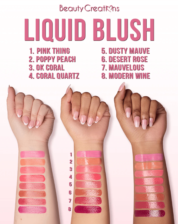 Glamour Us_Beauty Creations_Makeup_Liquid Blush_Pink Thing_LQBL - 1 The best affordable Latina and Mexican makeup, beauty and cosmetics supply store in Chula Vista, San Diego
