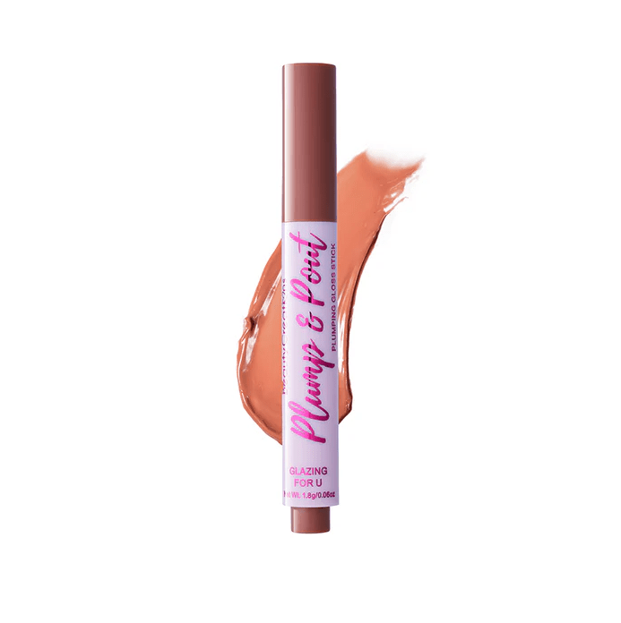 Glamour Us_Beauty Creations_Makeup_Plump & Pout Plumping Gloss Stick_Glazing For U_PPVS - 05 The best affordable Latina and Mexican makeup, beauty and cosmetics supply store in Chula Vista, San Diego
