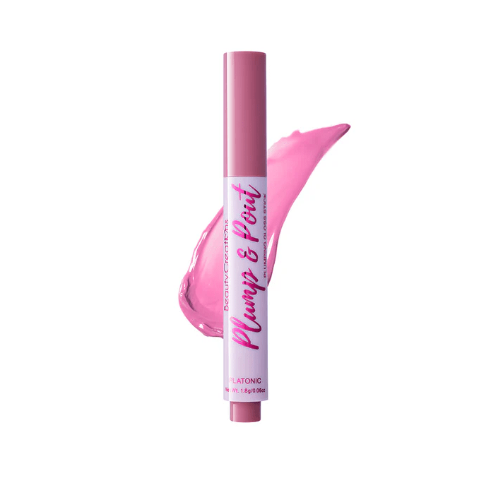 Glamour Us_Beauty Creations_Makeup_Plump & Pout Plumping Gloss Stick_Platonic_PPVS - 04 The best affordable Latina and Mexican makeup, beauty and cosmetics supply store in Chula Vista, San Diego