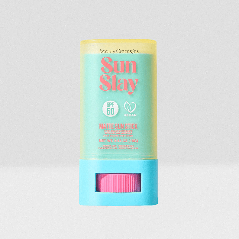 Glamour Us_Beauty Creations_Sunscreen_Sun Slay Matte Sun Stick__SPF-MS The best affordable Latina and Mexican makeup, beauty and cosmetics supply store in Chula Vista, San Diego