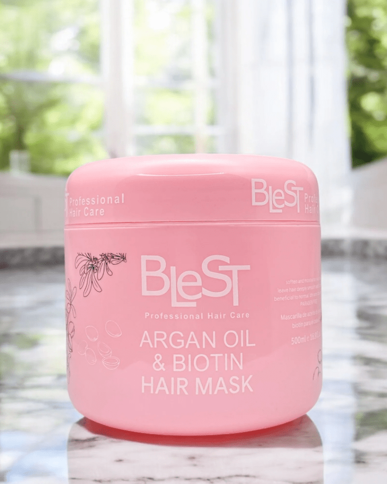 Glamour Us_BLEST_Hair_Argan Oil & Biotin Hair Mask__BH701 The best affordable Latina and Mexican makeup, beauty and cosmetics supply store in Chula Vista, San Diego