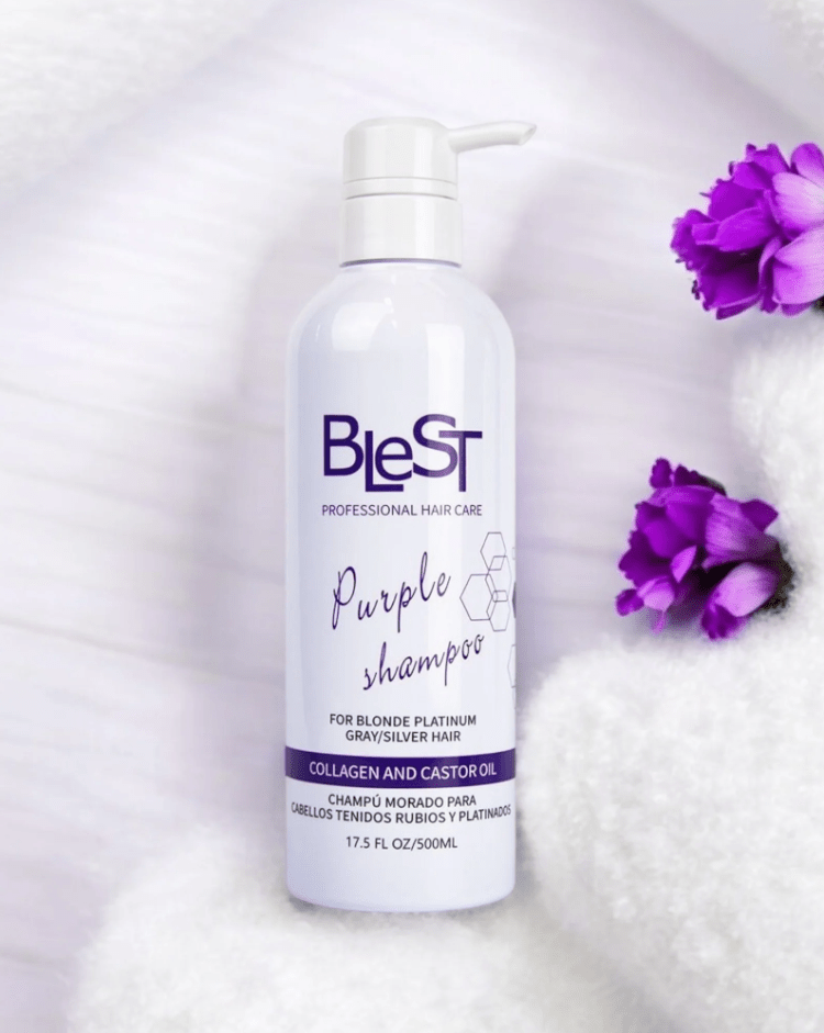 Glamour Us_BLEST_Hair_Purple Shampoo__HPS - 01 The best affordable Latina and Mexican makeup, beauty and cosmetics supply store in Chula Vista, San Diego