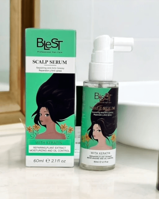 Glamour Us_BLEST_Hair_Repairing And Anti Greasy Scalp Serum With Keratin__BH712 The best affordable Latina and Mexican makeup, beauty and cosmetics supply store in Chula Vista, San Diego