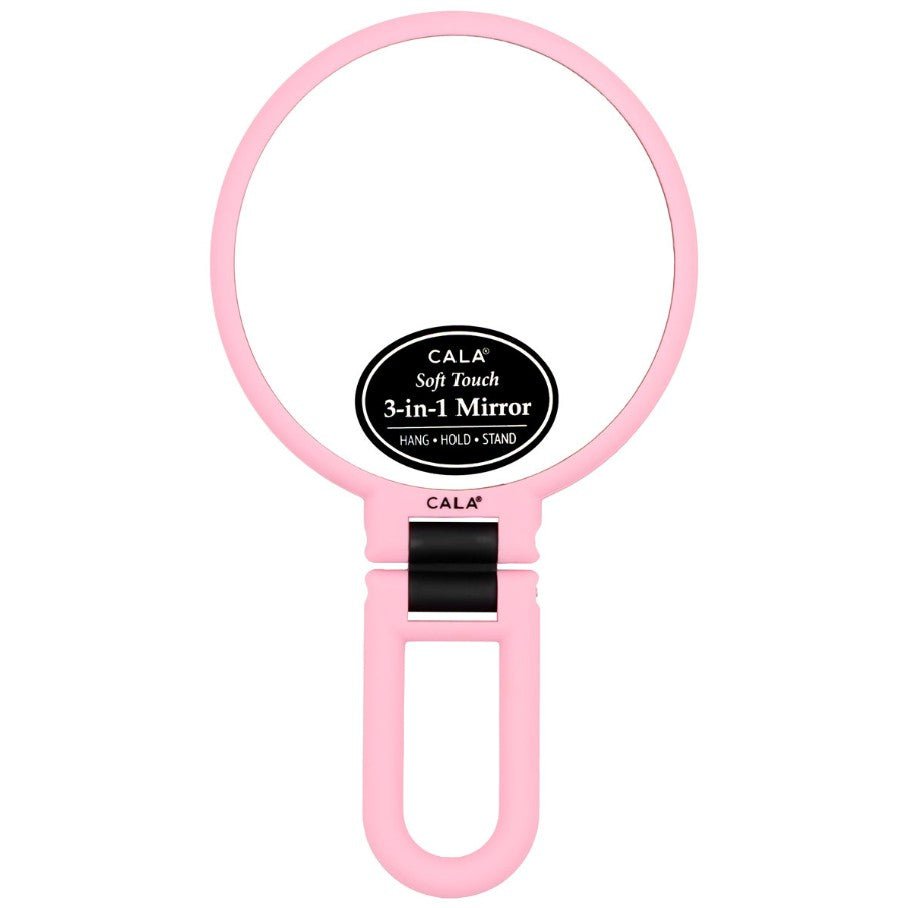 Glamour Us_CALA_Tools & Brushes_Pink 3 - in - 1 Mirror Hang, Hold or Stand__69420 The best affordable Latina and Mexican makeup, beauty and cosmetics supply store in Chula Vista, San Diego
