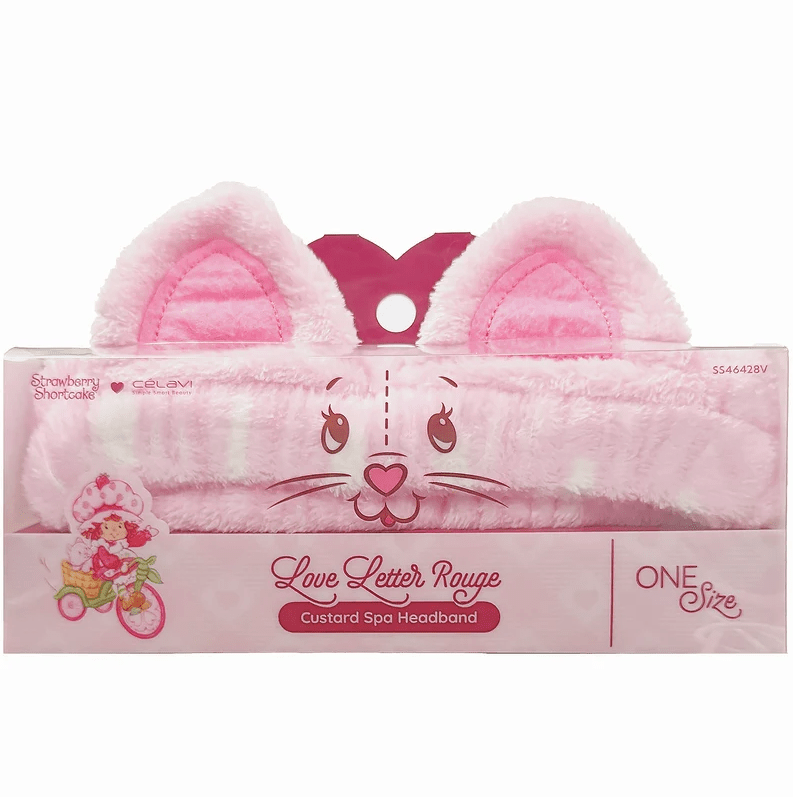Glamour Us_Celavi_Tools & Brushes_Strawberry Shortcake Valentines Custard Spa Headband__SS46428V The best affordable Latina and Mexican makeup, beauty and cosmetics supply store in Chula Vista, San Diego