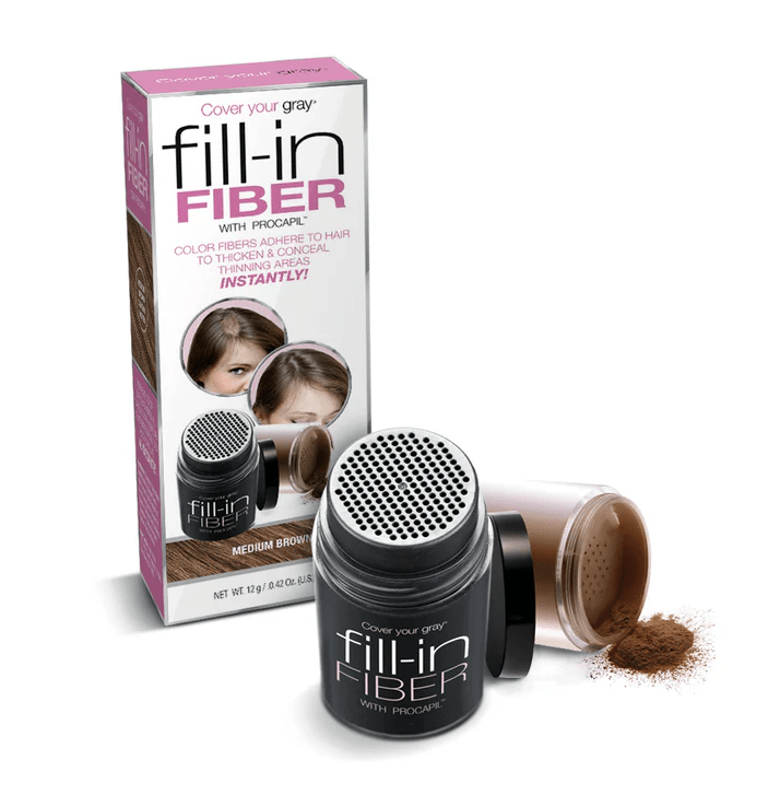 Glamour Us_Cover Your Gray_Hair_Cover Your Gray Pro Fill - In Fibers with Procapil_Medium Brown_0292IG The best affordable Latina and Mexican makeup, beauty and cosmetics supply store in Chula Vista, San Diego