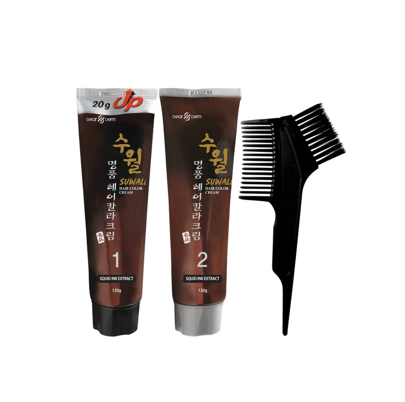 Glamour Us_Dearderm_Hair_Suwall Hair Color Cream_Brown_4S The best affordable Latina and Mexican makeup, beauty and cosmetics supply store in Chula Vista, San Diego