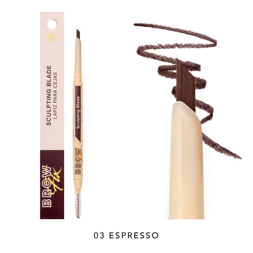 Glamour Us_Italia Deluxe_Makeup_Brow Fix Sculpting Blade Eyebrow Pencil_Espresso_831SB - 03 The best affordable Latina and Mexican makeup, beauty and cosmetics supply store in Chula Vista, San Diego