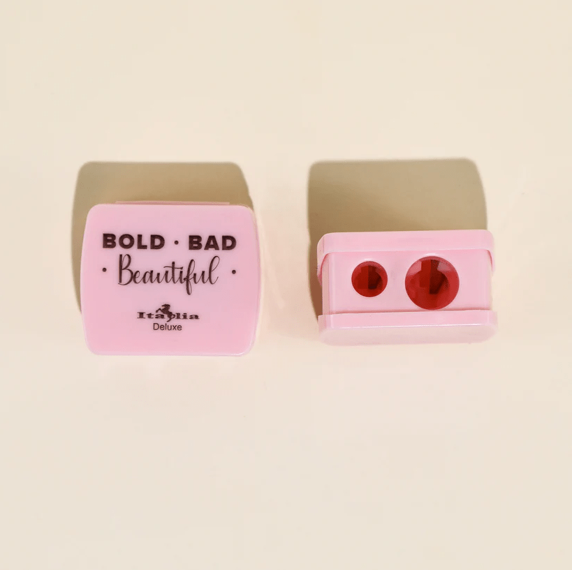 Glamour Us_Italia Deluxe_Tools & Brushes_Duo Eye & Lip Liner Pencil Sharpener_Pink_693 - P The best affordable Latina and Mexican makeup, beauty and cosmetics supply store in Chula Vista, San Diego
