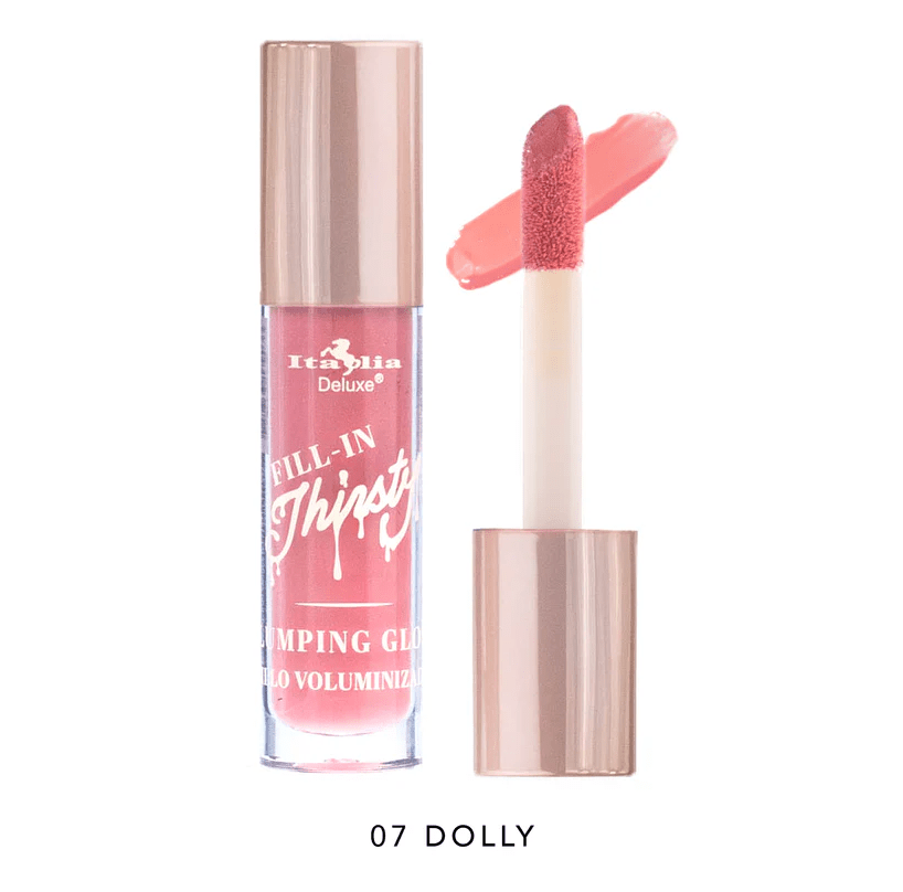 Glamour Us_Italia Deluxe_Makeup_Fill - In Thirsty Colored Plumping Gloss_Dolly_179 - 07 The best affordable Latina and Mexican makeup, beauty and cosmetics supply store in Chula Vista, San Diego
