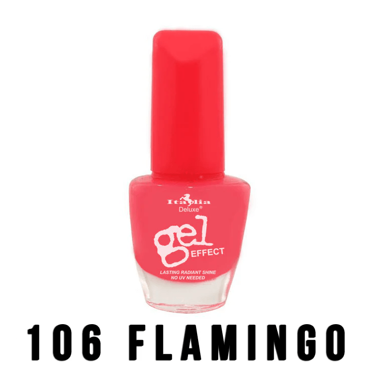 Glamour Us_Italia Deluxe_Nails_Gel Effect Nail Polish_Flamingo_106 The best affordable Latina and Mexican makeup, beauty and cosmetics supply store in Chula Vista, San Diego