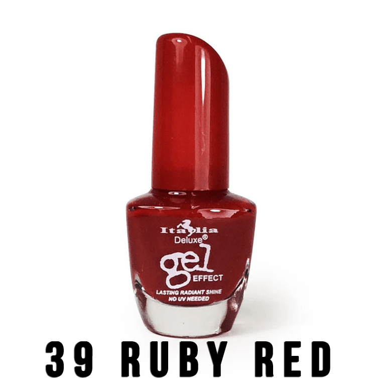 Glamour Us_Italia Deluxe_Nails_Gel Effect Nail Polish_Ruby Red_39 The best affordable Latina and Mexican makeup, beauty and cosmetics supply store in Chula Vista, San Diego