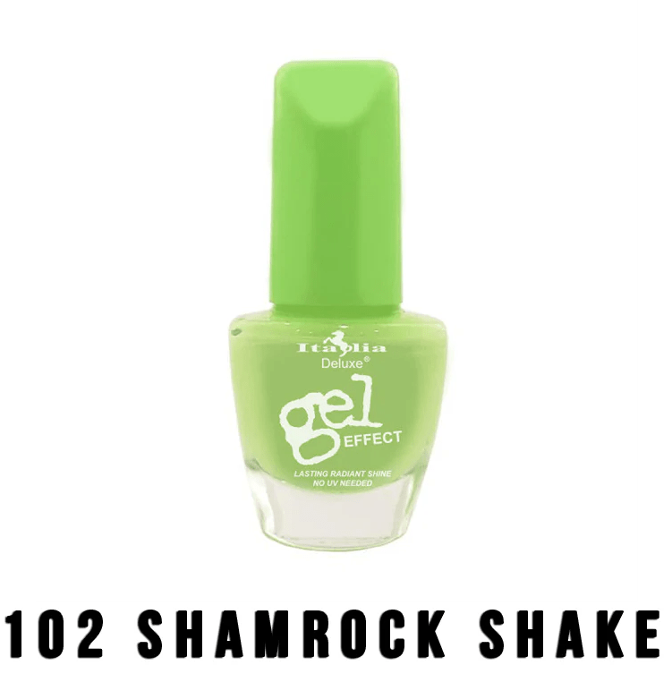 Glamour Us_Italia Deluxe_Nails_Gel Effect Nail Polish_Shamrock Shake_102 Latina makeup, beauty and skincare supply store Mexican makeup products