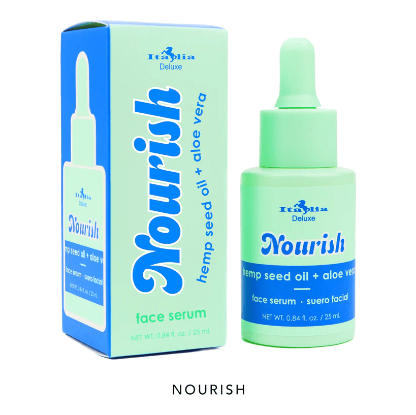 Glamour Us_Italia Deluxe_Skincare_Hemp Seed Oil & Aloe Vera Nourish Facial Serum__400FS - 06 The best affordable Latina and Mexican makeup, beauty and cosmetics supply store in Chula Vista, San Diego