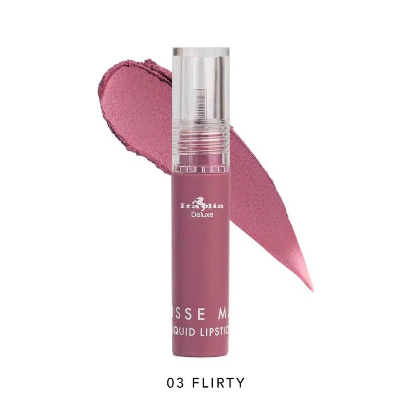 Glamour Us_Italia Deluxe_Makeup_Mousse Matte Liquid Lipstick_Flirty_190-03