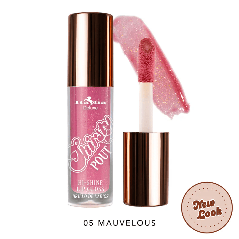 Glamour Us_Italia Deluxe_Makeup_Thirsty Pout High Shine Lip Gloss_Mauvelous_174-05 The best affordable Latina and Mexican makeup, beauty and cosmetics supply store in Chula Vista, San Diego