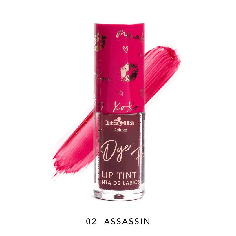 Glamour Us_Italia Deluxe_Makeup_To Dye For Lip Tint_Assasin_166 The best affordable Latina and Mexican makeup, beauty and cosmetics supply store in Chula Vista, San Diego