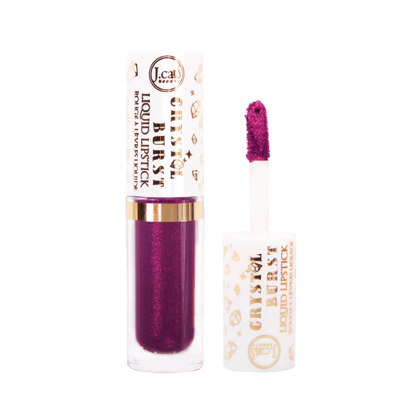 Glamour Us_Jcat_Makeup_Crystal Burst Liquid Lipstick_Velvet Dress_CBL107 The best affordable Latina and Mexican makeup, beauty and cosmetics supply store in Chula Vista, San Diego