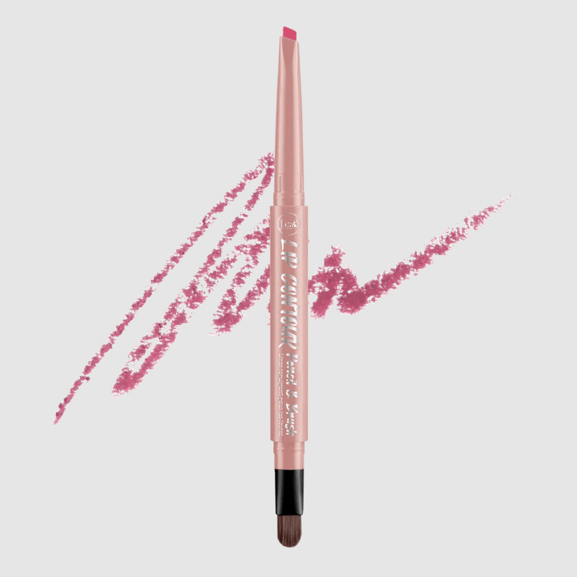 Glamour Us_Jcat_Makeup_Lip Contour Pencil & Brush_Rose Pink_LCP203