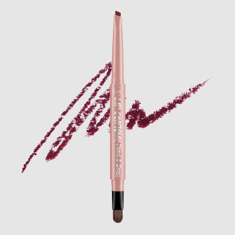 Glamour Us_Jcat_Makeup_Lip Contour Pencil & Brush_Scarlet Berry Red_LCP206
