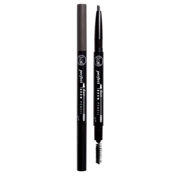 Glamour Us_Jcat_Makeup_Perfect Duo Eyebrow Pencil_Charcoal_BDP102 The best affordable Latina and Mexican makeup, beauty and cosmetics supply store in Chula Vista, San Diego