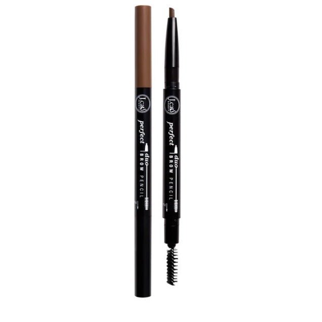 Glamour Us_Jcat_Makeup_Perfect Duo Eyebrow Pencil_Chesnut_BDP103 The best affordable Latina and Mexican makeup, beauty and cosmetics supply store in Chula Vista, San Diego