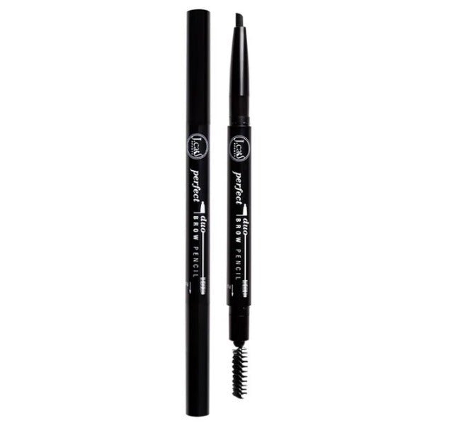 Glamour Us_Jcat_Makeup_Perfect Duo Eyebrow Pencil_Jet Black_BDP101 The best affordable Latina and Mexican makeup, beauty and cosmetics supply store in Chula Vista, San Diego