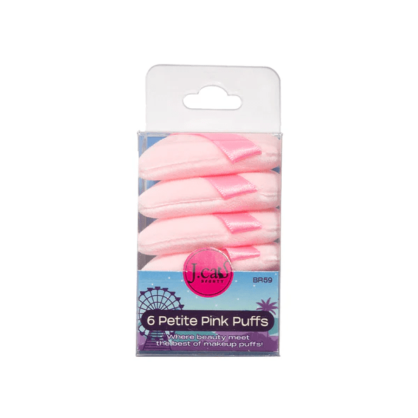 Glamour Us_Jcat_Tools & Brushes_Petite Pink Powder Puffs__BR59 The best affordable Latina and Mexican makeup, beauty and cosmetics supply store in Chula Vista, San Diego