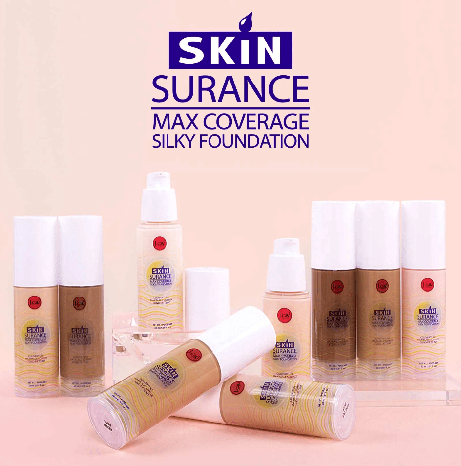 Glamour Us_Jcat_Makeup_Skinsurance Max Coverage Silky Foundation_Porcelain_SSF101 The best affordable Latina and Mexican makeup, beauty and cosmetics supply store in Chula Vista, San Diego