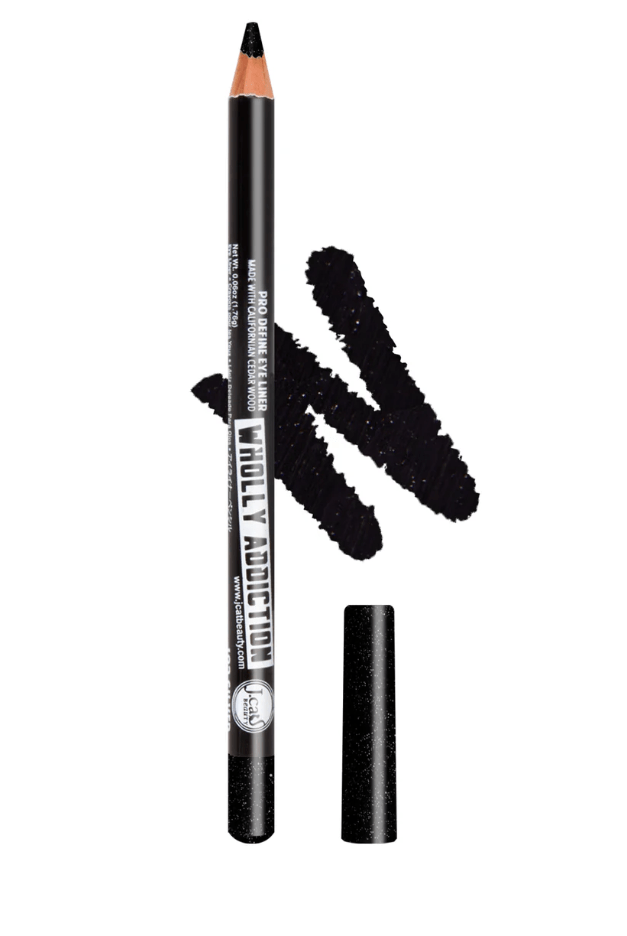 Glamour Us_Jcat_Makeup_Wholly Addiction Pro Define Eyeliner_Shimmer Black_WE124 The best affordable Latina and Mexican makeup, beauty and cosmetics supply store in Chula Vista, San Diego