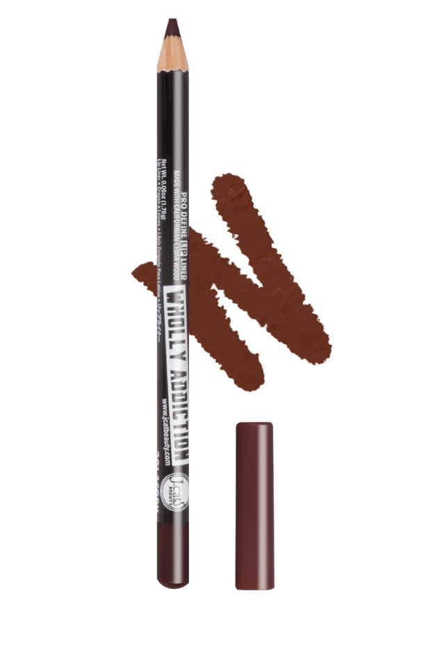 Glamour Us_Jcat_Makeup_Wholly Addiction Pro Define Lip Liner Pencil_Brown_WL205 The best affordable Latina and Mexican makeup, beauty and cosmetics supply store in Chula Vista, San Diego