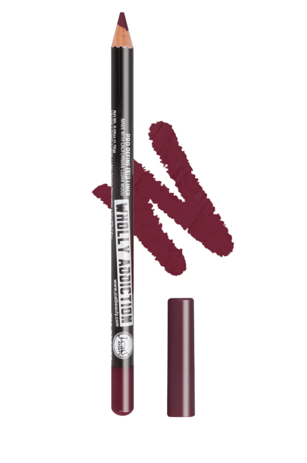 Glamour Us_Jcat_Makeup_Wholly Addiction Pro Define Lip Liner Pencil_Burgundy_WL203 The best affordable Latina and Mexican makeup, beauty and cosmetics supply store in Chula Vista, San Diego