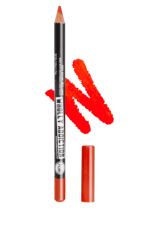 Glamour Us_Jcat_Makeup_Wholly Addiction Pro Define Lip Liner Pencil_Orange_WL214 The best affordable Latina and Mexican makeup, beauty and cosmetics supply store in Chula Vista, San Diego
